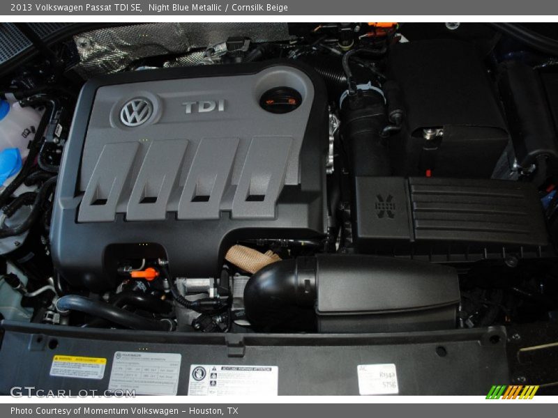 Night Blue Metallic / Cornsilk Beige 2013 Volkswagen Passat TDI SE
