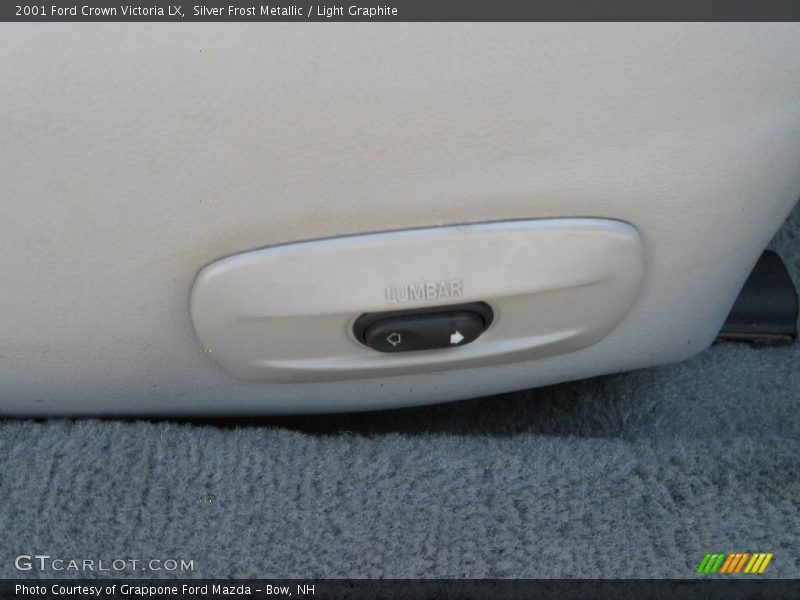 Silver Frost Metallic / Light Graphite 2001 Ford Crown Victoria LX