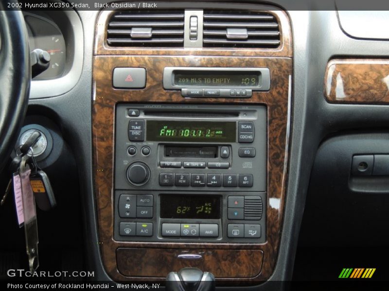 Controls of 2002 XG350 Sedan