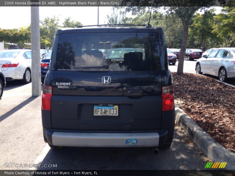 Nighthawk Black Pearl / Black/Gray 2006 Honda Element EX AWD