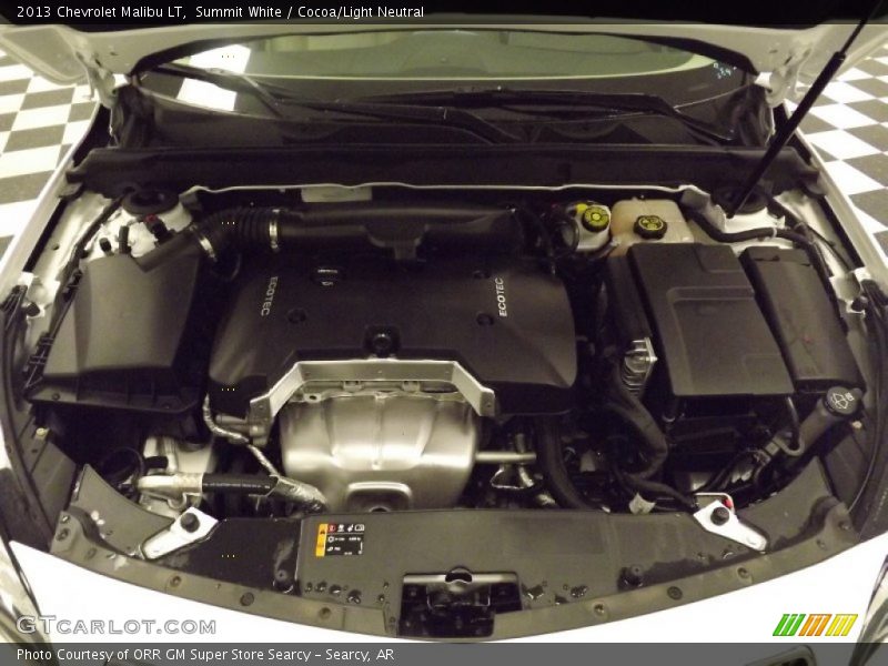 Summit White / Cocoa/Light Neutral 2013 Chevrolet Malibu LT