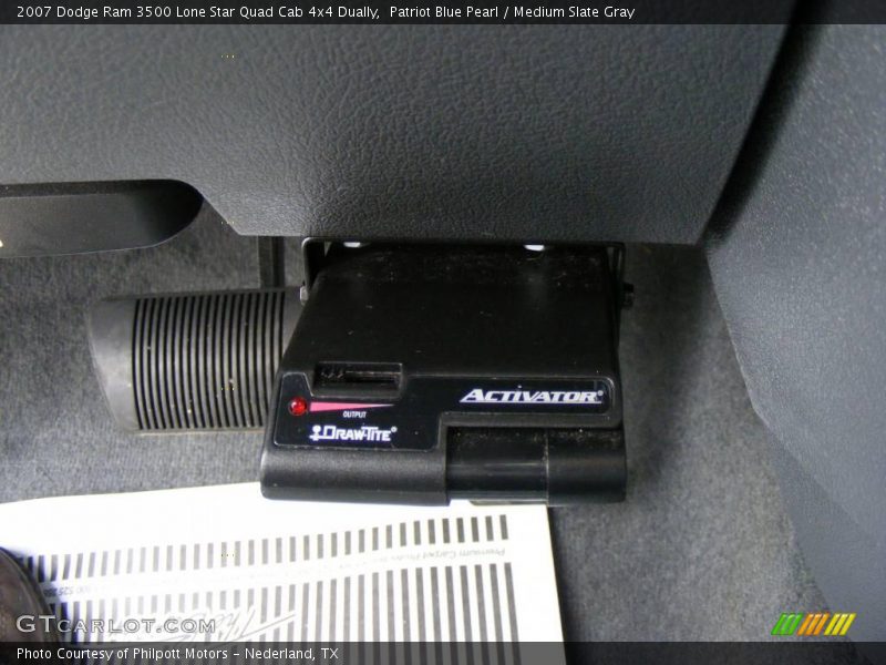 Patriot Blue Pearl / Medium Slate Gray 2007 Dodge Ram 3500 Lone Star Quad Cab 4x4 Dually
