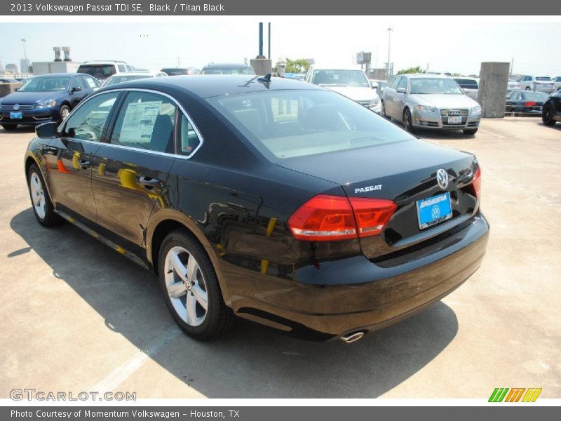 Black / Titan Black 2013 Volkswagen Passat TDI SE