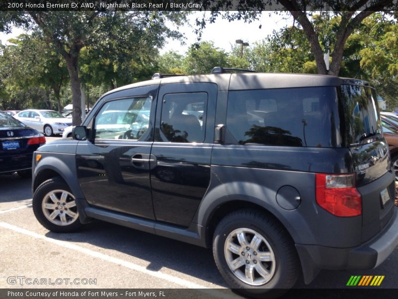 Nighthawk Black Pearl / Black/Gray 2006 Honda Element EX AWD