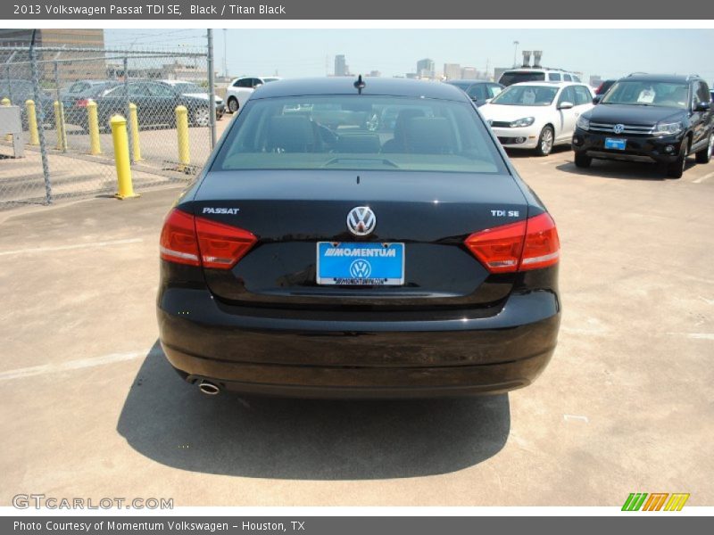 Black / Titan Black 2013 Volkswagen Passat TDI SE