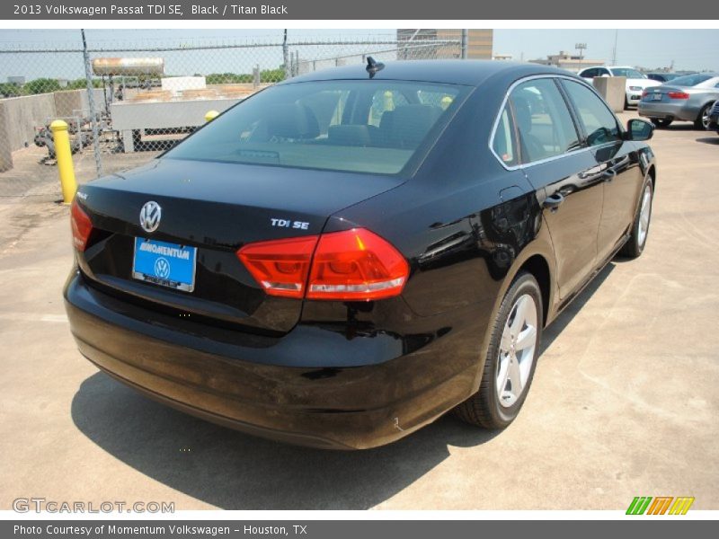 Black / Titan Black 2013 Volkswagen Passat TDI SE