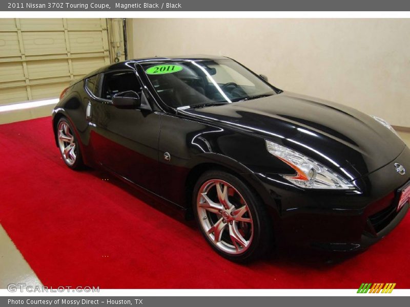 Magnetic Black / Black 2011 Nissan 370Z Touring Coupe