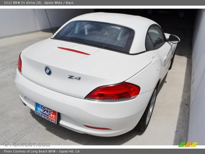 Alpine White / Black 2013 BMW Z4 sDrive 28i