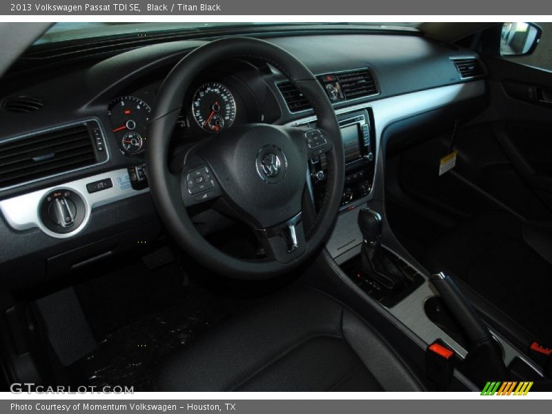 Black / Titan Black 2013 Volkswagen Passat TDI SE