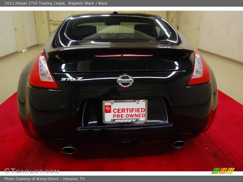 Magnetic Black / Black 2011 Nissan 370Z Touring Coupe