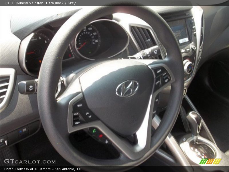Ultra Black / Gray 2013 Hyundai Veloster