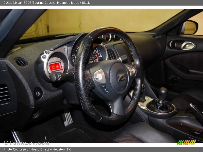 Magnetic Black / Black 2011 Nissan 370Z Touring Coupe