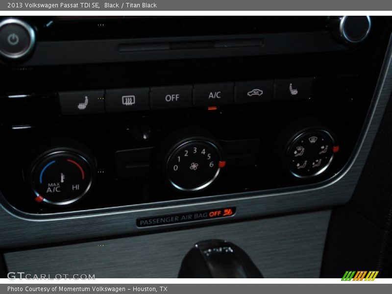 Black / Titan Black 2013 Volkswagen Passat TDI SE