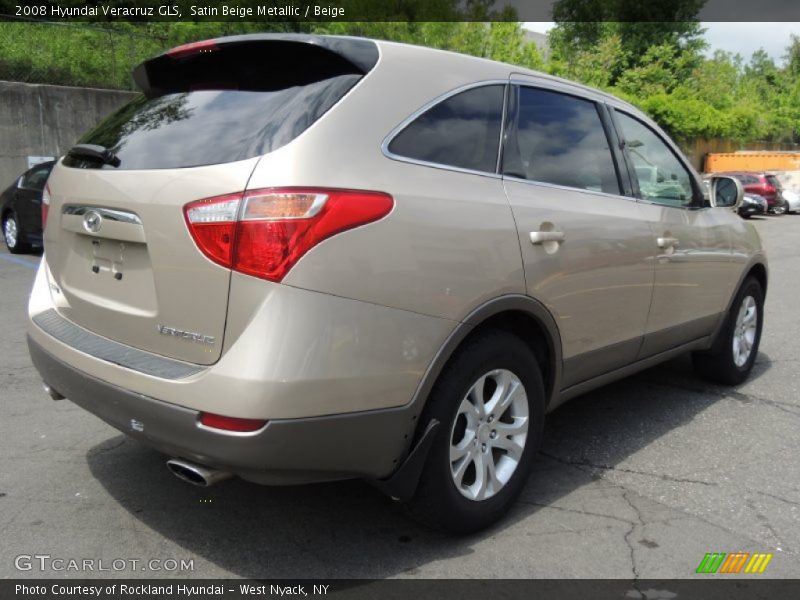 Satin Beige Metallic / Beige 2008 Hyundai Veracruz GLS