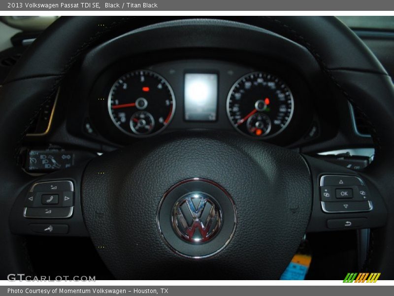 Black / Titan Black 2013 Volkswagen Passat TDI SE