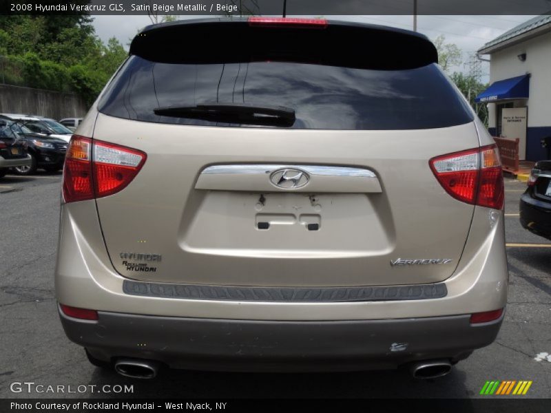 Satin Beige Metallic / Beige 2008 Hyundai Veracruz GLS
