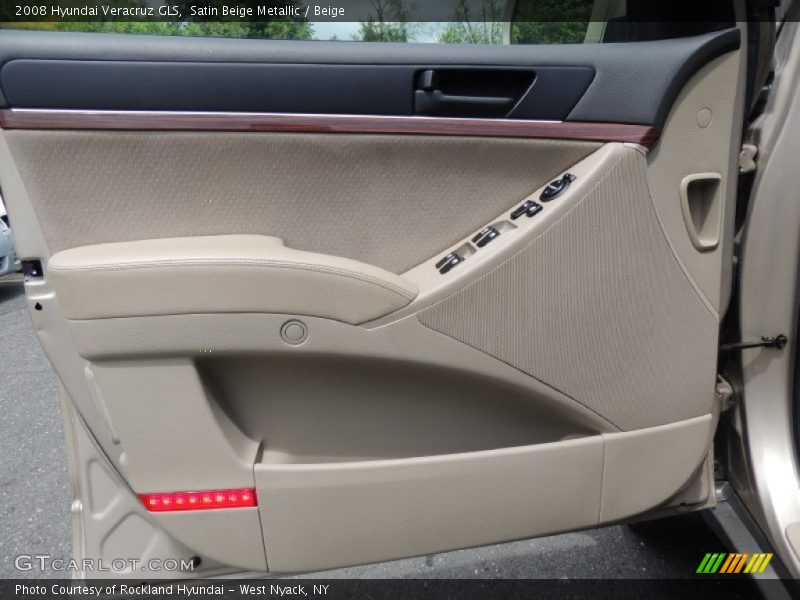 Satin Beige Metallic / Beige 2008 Hyundai Veracruz GLS