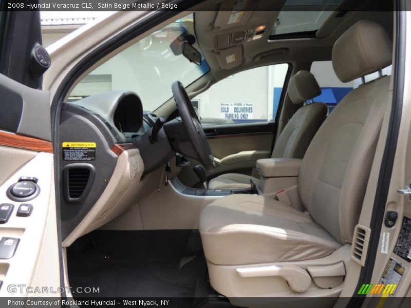 Satin Beige Metallic / Beige 2008 Hyundai Veracruz GLS