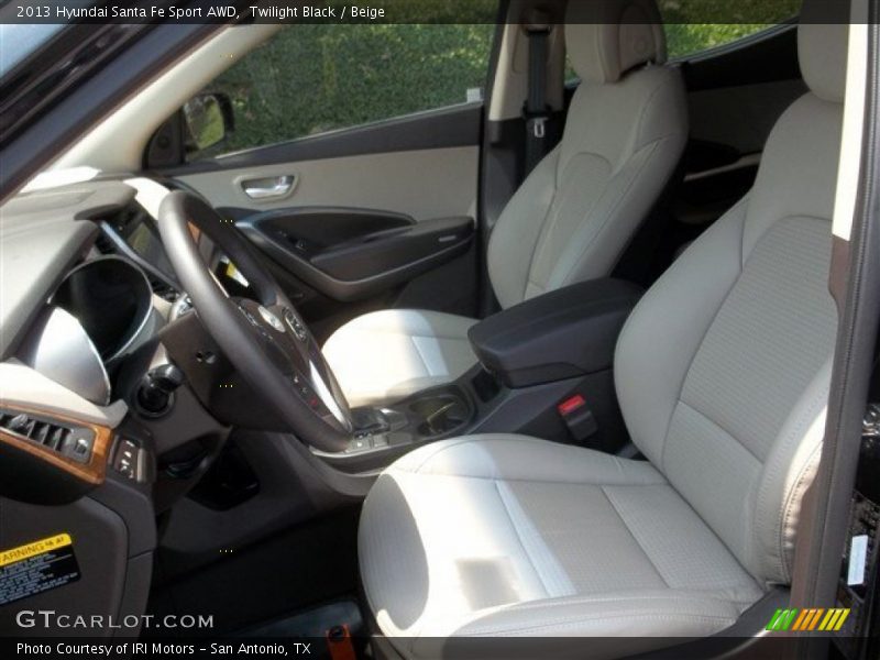 Twilight Black / Beige 2013 Hyundai Santa Fe Sport AWD