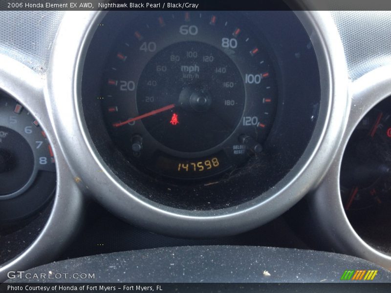Nighthawk Black Pearl / Black/Gray 2006 Honda Element EX AWD