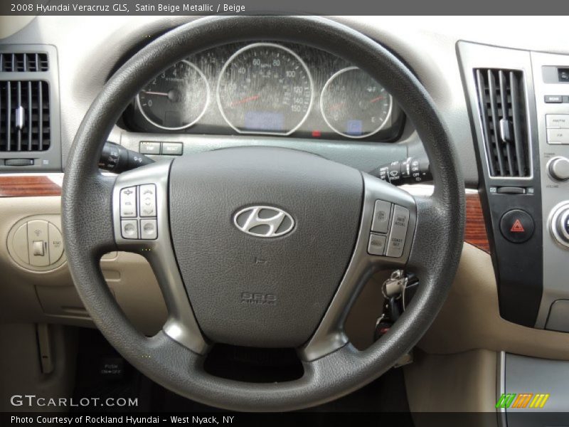 Satin Beige Metallic / Beige 2008 Hyundai Veracruz GLS