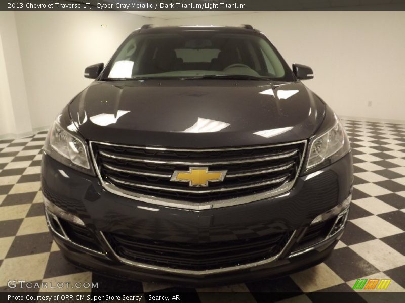 Cyber Gray Metallic / Dark Titanium/Light Titanium 2013 Chevrolet Traverse LT