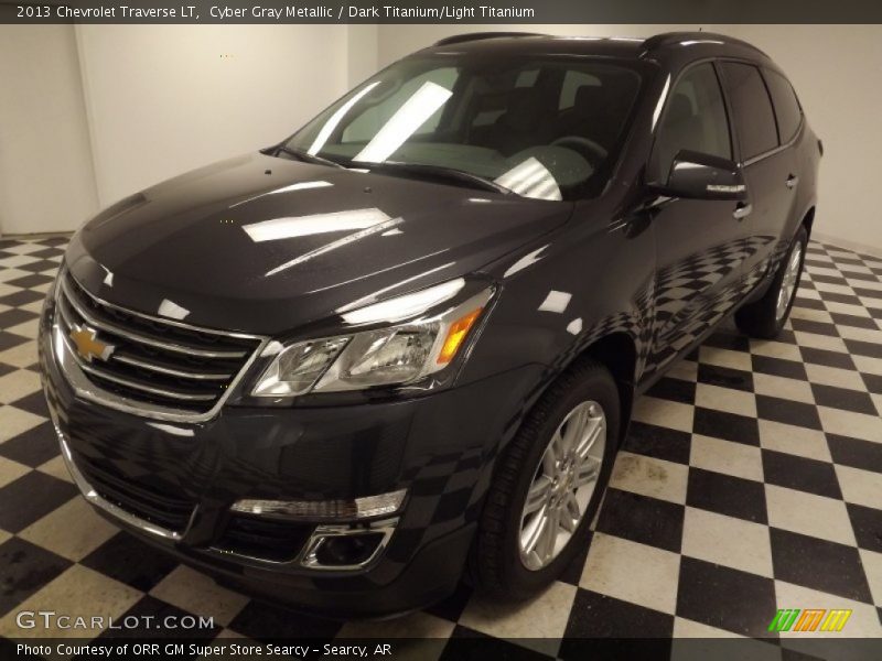Cyber Gray Metallic / Dark Titanium/Light Titanium 2013 Chevrolet Traverse LT