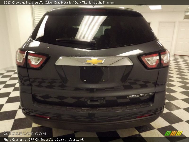 Cyber Gray Metallic / Dark Titanium/Light Titanium 2013 Chevrolet Traverse LT