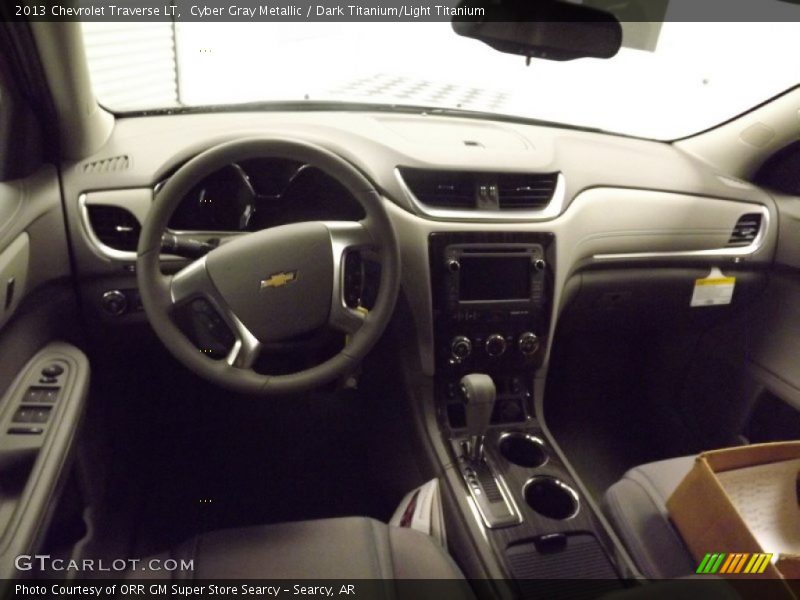 Cyber Gray Metallic / Dark Titanium/Light Titanium 2013 Chevrolet Traverse LT