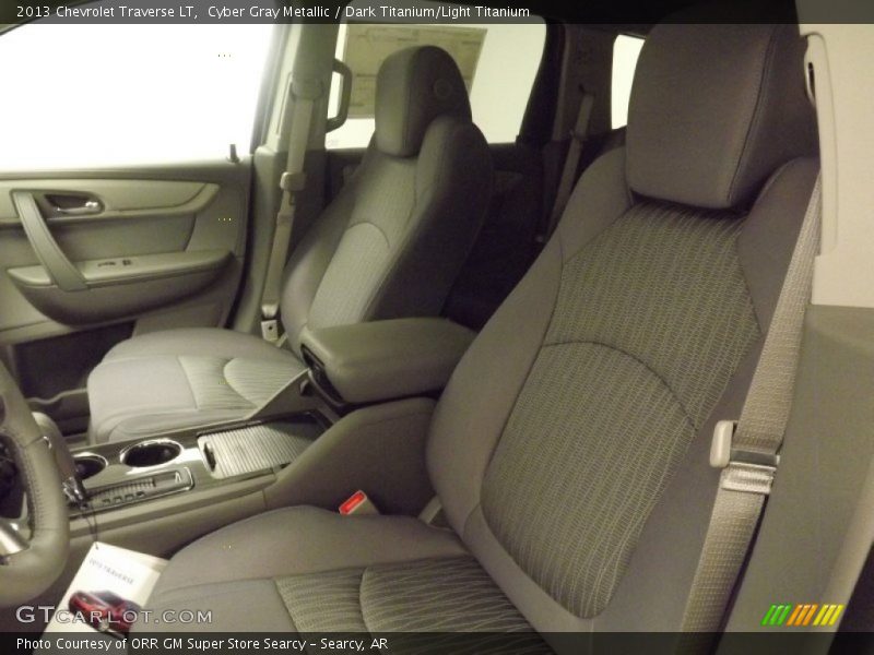Cyber Gray Metallic / Dark Titanium/Light Titanium 2013 Chevrolet Traverse LT