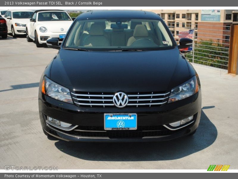 Black / Cornsilk Beige 2013 Volkswagen Passat TDI SEL