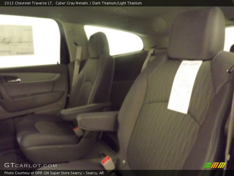 Cyber Gray Metallic / Dark Titanium/Light Titanium 2013 Chevrolet Traverse LT