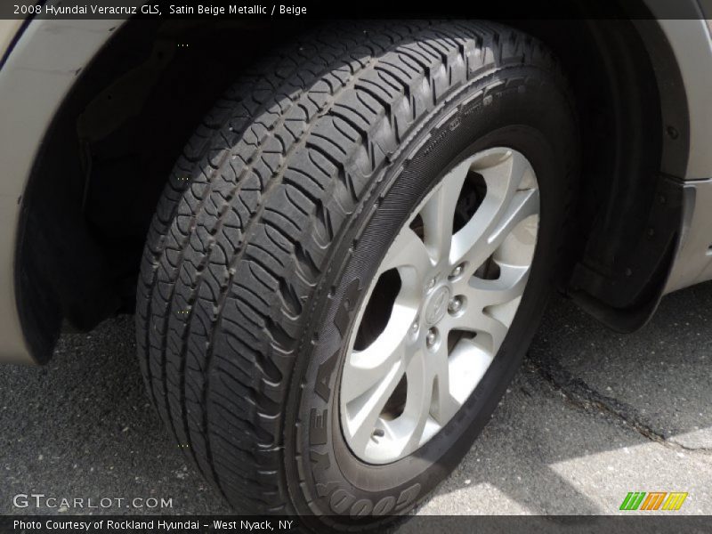 Satin Beige Metallic / Beige 2008 Hyundai Veracruz GLS