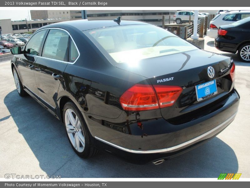 Black / Cornsilk Beige 2013 Volkswagen Passat TDI SEL