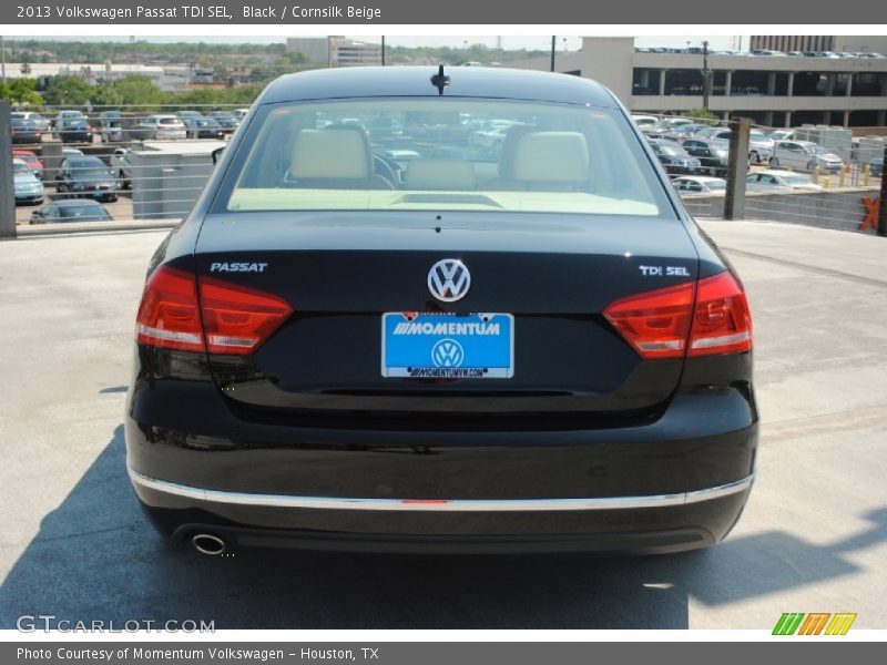 Black / Cornsilk Beige 2013 Volkswagen Passat TDI SEL