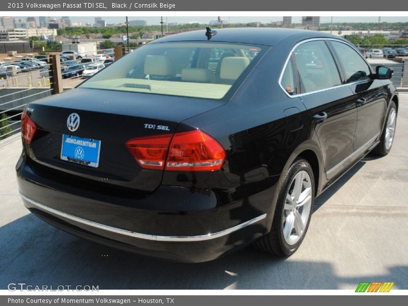 Black / Cornsilk Beige 2013 Volkswagen Passat TDI SEL