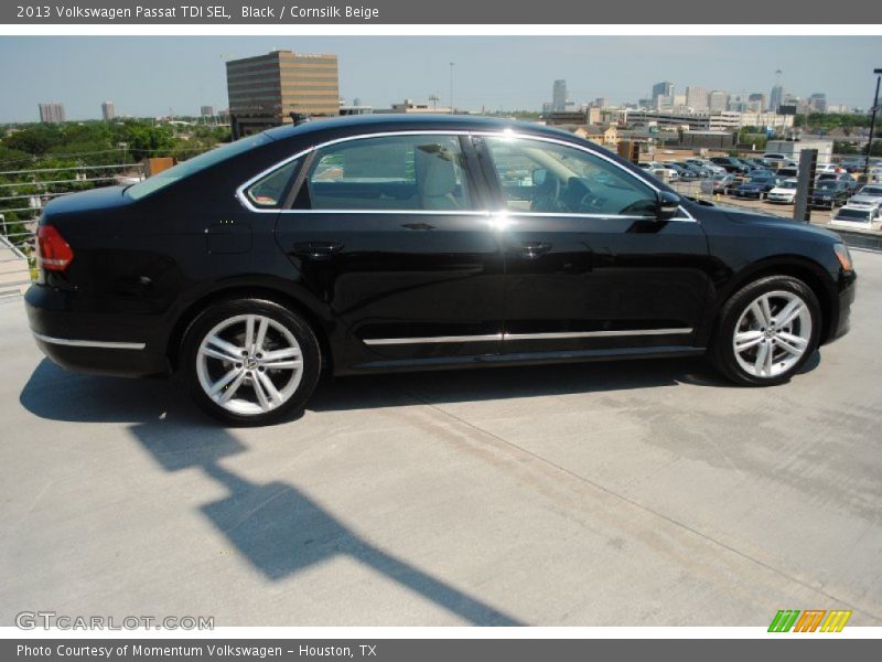 Black / Cornsilk Beige 2013 Volkswagen Passat TDI SEL