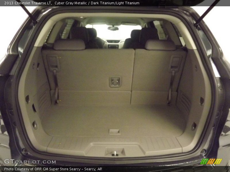 Cyber Gray Metallic / Dark Titanium/Light Titanium 2013 Chevrolet Traverse LT