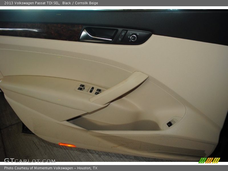 Black / Cornsilk Beige 2013 Volkswagen Passat TDI SEL