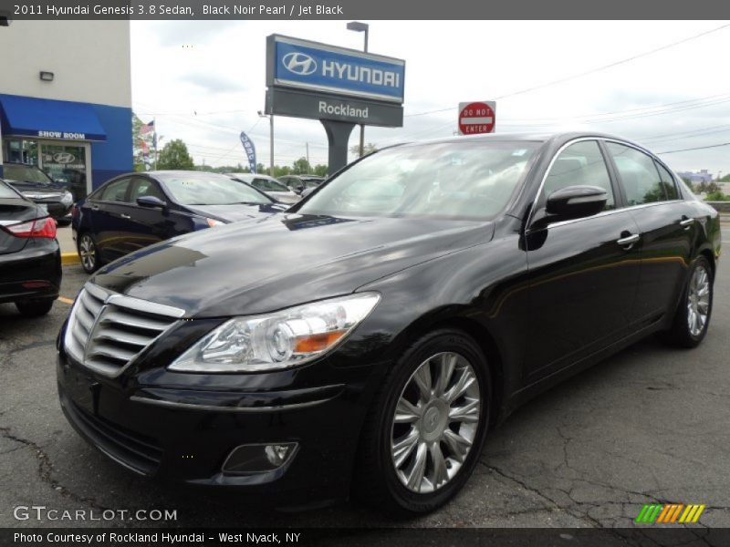 Black Noir Pearl / Jet Black 2011 Hyundai Genesis 3.8 Sedan