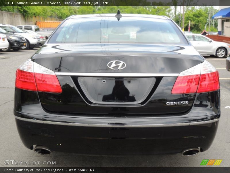 Black Noir Pearl / Jet Black 2011 Hyundai Genesis 3.8 Sedan