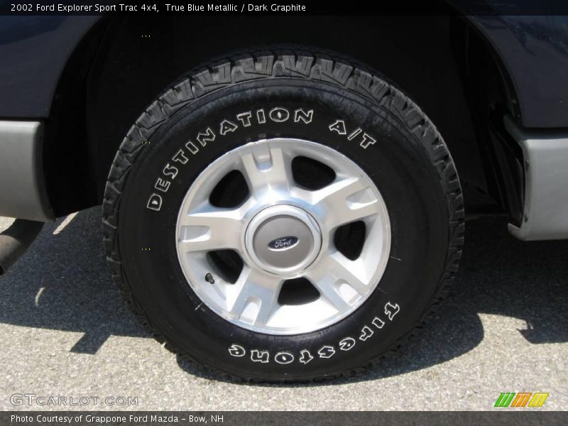 True Blue Metallic / Dark Graphite 2002 Ford Explorer Sport Trac 4x4