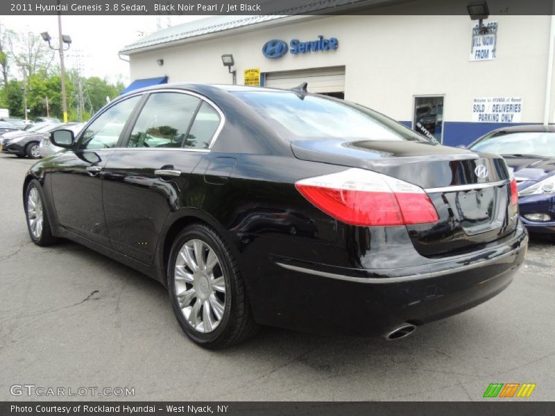 Black Noir Pearl / Jet Black 2011 Hyundai Genesis 3.8 Sedan