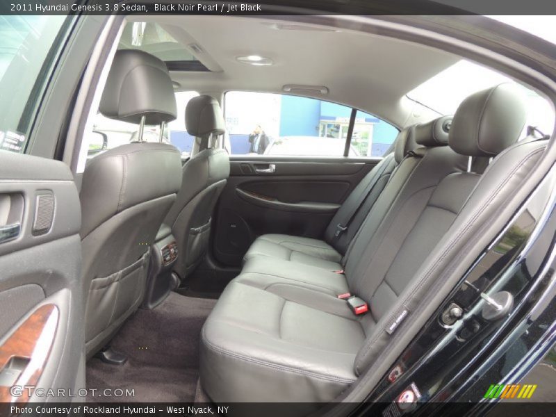 Black Noir Pearl / Jet Black 2011 Hyundai Genesis 3.8 Sedan