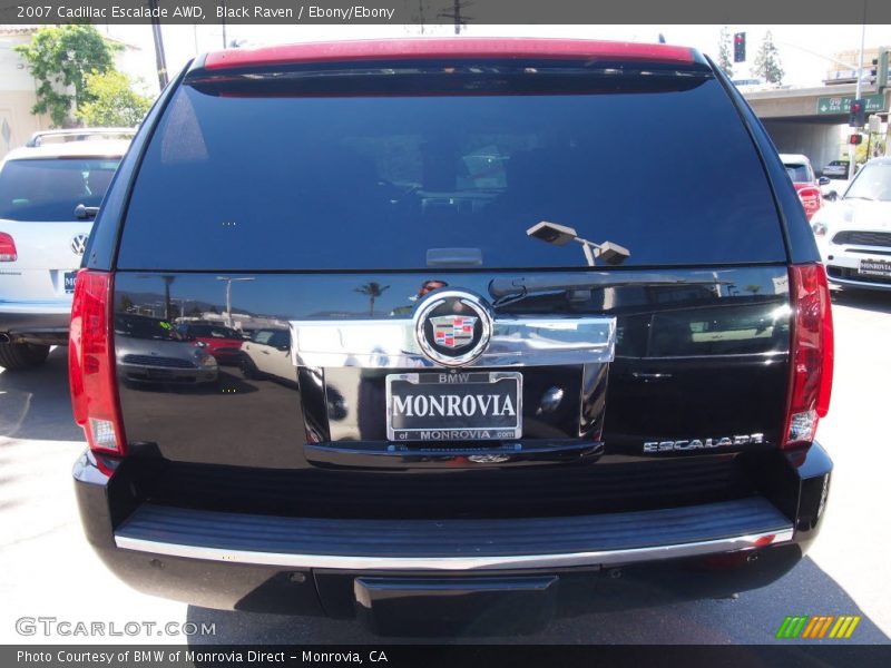 Black Raven / Ebony/Ebony 2007 Cadillac Escalade AWD