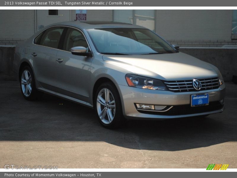 Tungsten Silver Metallic / Cornsilk Beige 2013 Volkswagen Passat TDI SEL