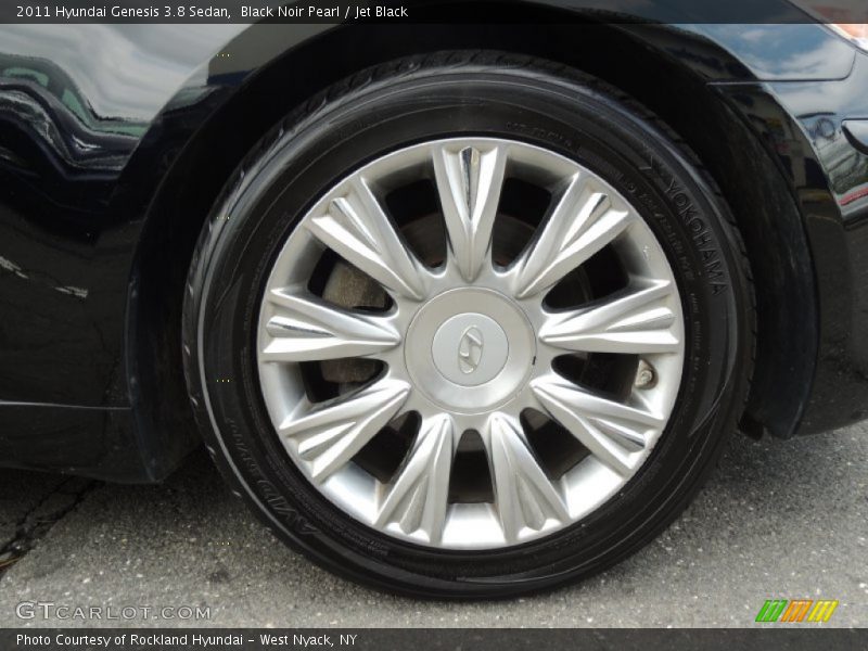 Black Noir Pearl / Jet Black 2011 Hyundai Genesis 3.8 Sedan