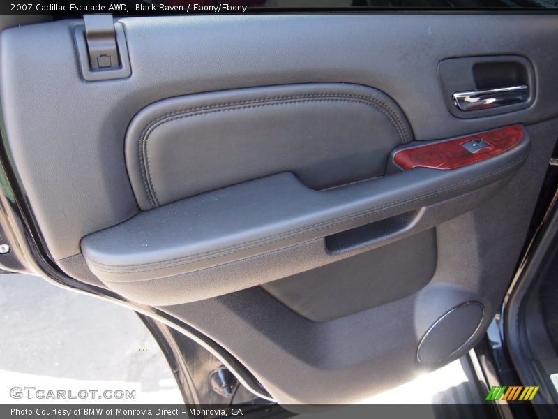 Black Raven / Ebony/Ebony 2007 Cadillac Escalade AWD