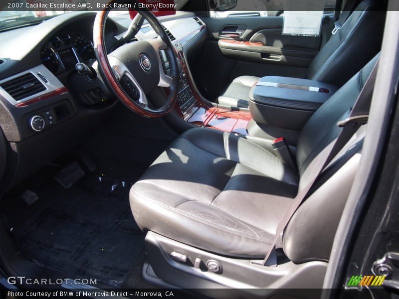 Black Raven / Ebony/Ebony 2007 Cadillac Escalade AWD
