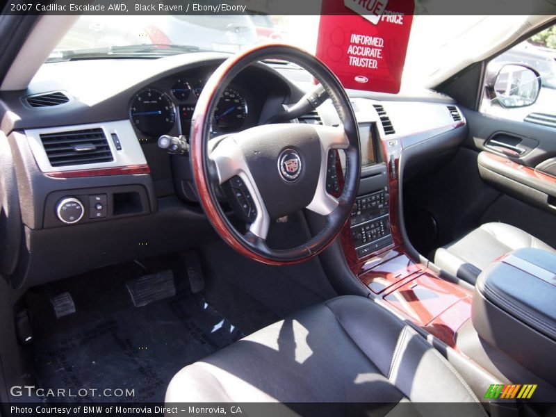 Black Raven / Ebony/Ebony 2007 Cadillac Escalade AWD